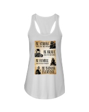 Firefighter Be Strong Be Brave Be Humble Ladies Flowy Tank tile