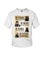Firefighter Be Strong Be Brave Be Humble Youth T-Shirt tile