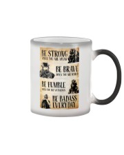 Firefighter Be Strong Be Brave Be Humble Color Changing Mug tile