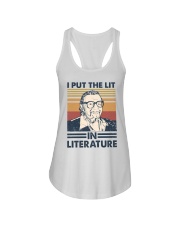 I Put The Lit In Literature Mario Puzo Ladies Flowy Tank tile