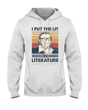 I Put The Lit In Literature Mario Puzo Hooded Sweatshirt tile