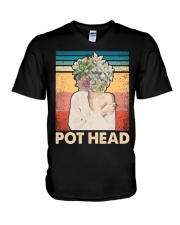 Gardener Pot Head V-Neck T-Shirt tile