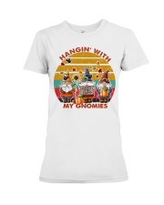 Hangin with my gnomies Premium Fit Ladies Tee tile