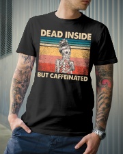 Dead inside but caffeinated Classic T-Shirt lifestyle-mens-crewneck-front-6