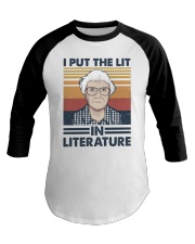 I Put The Lit In Literature Harper Lee Baseball Tee tile