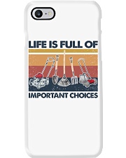 Gardening Life Is Full Of Important Choices Phone Case tile