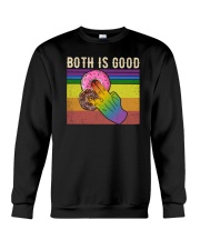 LGBTQ Dunkin Donuts Both Is Good Crewneck Sweatshirt tile