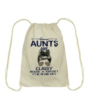 Some Aunts Are Classy Bougie Ratchet Drawstring Bag tile