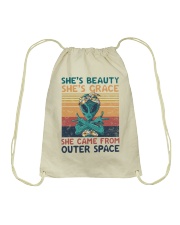 Aliens She's Beauty She's Grace Drawstring Bag tile