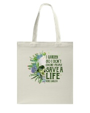 I Garden So I Don't Choke People Tote Bag tile