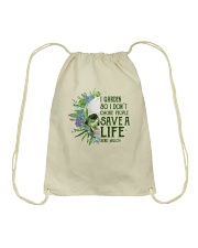 I Garden So I Don't Choke People Drawstring Bag tile