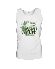 I Garden So I Don't Choke People Unisex Tank tile