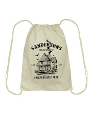 Sandersons bed and breakfast Children stay Drawstring Bag tile