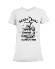 Sandersons bed and breakfast Children stay Premium Fit Ladies Tee tile