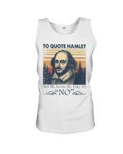 Hamlet Quote No Unisex Tank tile