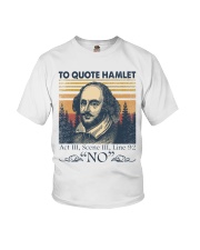 Hamlet Quote No Youth T-Shirt tile