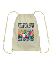 Retro In My Dream World Drawstring Bag tile