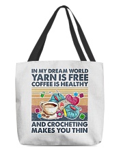 Retro In My Dream World All-Over Tote tile