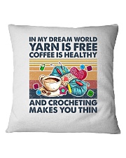 Retro In My Dream World Square Pillowcase tile