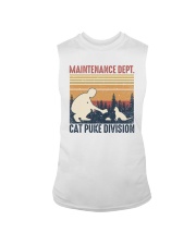 Summer Vintage Maintenance Dept Cat Puke Division Sleeveless Tee tile