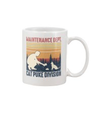 Summer Vintage Maintenance Dept Cat Puke Division Mug tile