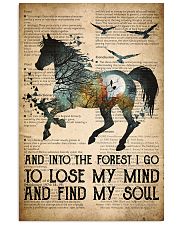 Horse Into The Forest I Go 24x36 Poster front