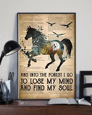 Horse Into The Forest I Go 24x36 Poster lifestyle-poster-2