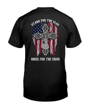 Stand For The Flag Kneel For The Cross Classic T-Shirt back