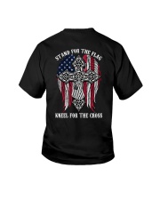 Stand For The Flag Kneel For The Cross Youth T-Shirt tile