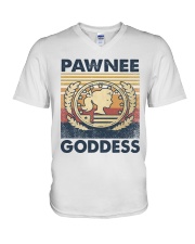 Pawnee Goddess V-Neck T-Shirt tile