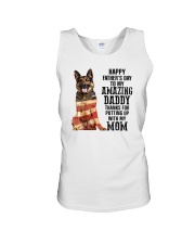 German Shepherd Happy father day to amazing daddy Unisex Tank tile