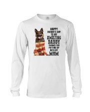 German Shepherd Happy father day to amazing daddy Long Sleeve Tee tile
