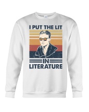 I Put The Lit In Literature F Scott Fitzgerald Crewneck Sweatshirt tile