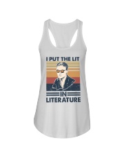 I Put The Lit In Literature F Scott Fitzgerald Ladies Flowy Tank tile