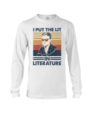 I Put The Lit In Literature F Scott Fitzgerald Long Sleeve Tee tile