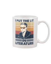 I Put The Lit In Literature F Scott Fitzgerald Mug tile