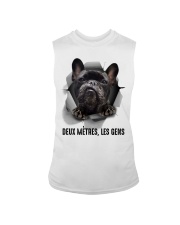 French Bulldog Six Feet People Sleeveless Tee tile