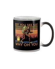 Bigfoot Eff you see kay Color Changing Mug tile