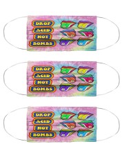 Drop acid not bombs Cloth Face Mask - 3 Pack front