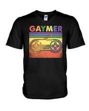 LGBTQ Pride Gaymer V-Neck T-Shirt tile