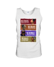 Black Girl Be Strong Be Brave Be Humble Be Badass Unisex Tank tile