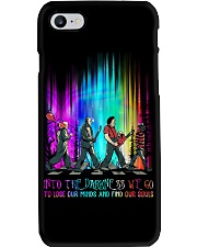 Into The Darkness We Go To Lose Our Minds Phone Case tile