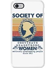 Society for Obstinate Headstrong Women Phone Case tile