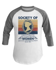 Society for Obstinate Headstrong Women Baseball Tee tile