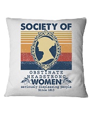 Society for Obstinate Headstrong Women Square Pillowcase tile
