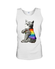 Cat Purride LGBT Lesbian Gay Pride Gift Unisex Tank tile