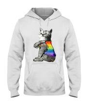 Cat Purride LGBT Lesbian Gay Pride Gift Hooded Sweatshirt tile