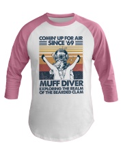 Coming Up For Air Since 69 Baseball Tee tile