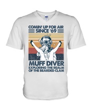 Coming Up For Air Since 69 V-Neck T-Shirt tile