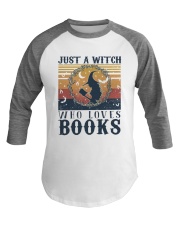 Just a witch who loves books Baseball Tee tile